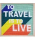 FUKURI : Kit canevas - TO TRAVEL IS TO LIVE