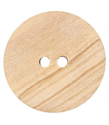 Bouton Bois 2-Trous - 15mm
