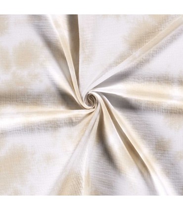DOUBLE GAZE TIE &amp; DYE - Crème