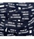 Étiquette tissée à coudre : Made by ma daronne - Noir et blanc