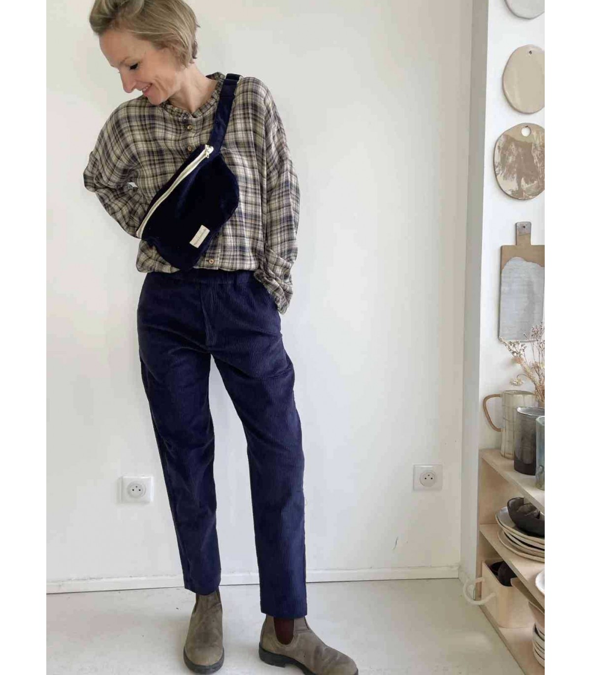 Pantalon le MOM PANT - Patron de couture pochette -  MAISON ESSENTIELLE