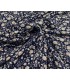 Jersey de Bambou fleuri - MARINE
