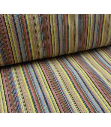 Toile canvas Rayures - MULTICOLORE