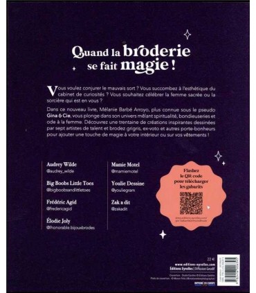 Grimoire Brodé d’une Sorcière ordinaire