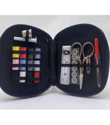 TMISHION Boîte de kits de couture Kits de couture de voyage portables Boîte de fils d'aiguille
