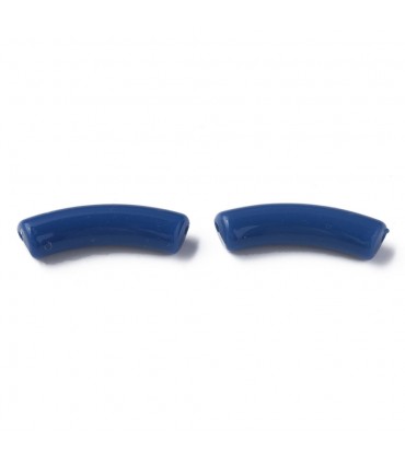 Perles acryliques Tube - INDIGO