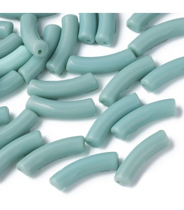 Perles acryliques Tube - JADE