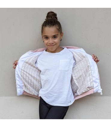 SUPER BISON Blouson Teddy MINI-SÉSAME