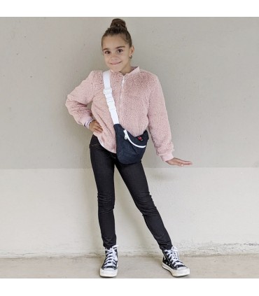 SUPER BISON Blouson Teddy MINI-SÉSAME