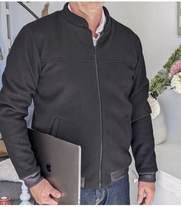 SUPER BISON Blouson Teddy SÉSAME Homme