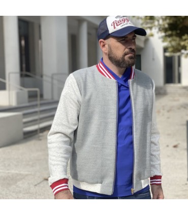 SUPER BISON Blouson Teddy SÉSAME Homme