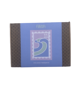 FUKURI : Kit canevas - Timbre VAGUES