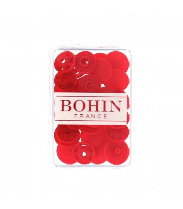 Pression magique Bohin 13mm - ROUGE