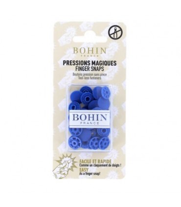 Pression magique Bohin 13mm - BLEU ROI