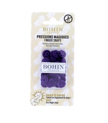 Pression magique Bohin 13mm - VIOLET