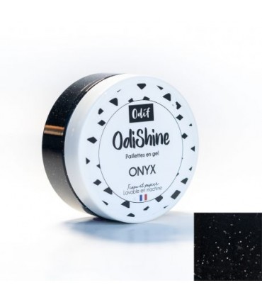 ODIF : Peinture paillettes en gel OdiShine 70ml - ONYX