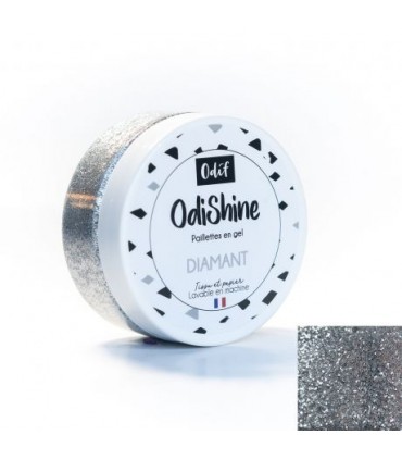 ODIF : Peinture paillettes en gel OdiShine 70ml - DIAMANT