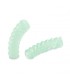 Perles acryliques Tube Torsadé JADE Transparent
