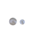 Bouton Plat Écaille 22mm - BLANC