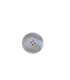 Bouton Plat Écaille 22mm - BLANC