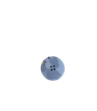 Bouton Plat Écaille 22mm - GRIS