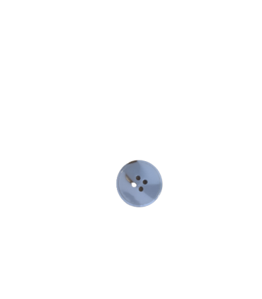 Bouton Plat Écaille 15mm - GRIS