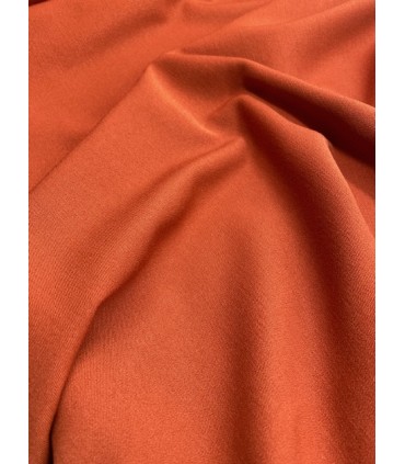 Gabardine d'hiver - BRIQUE
