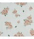 POPPY : Double gaze de Coton - Roses