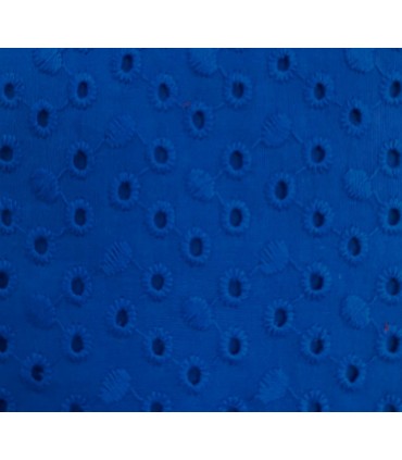 Broderie Anglaise - BLEU DUR
