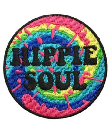 Thermocollant - Rond : Hippie soul