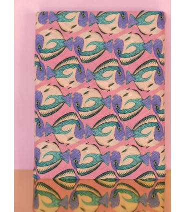 Madame IRIS : Popeline de coton TISSIA