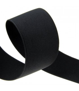 Élastique élamaille NOIR 50mm