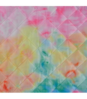 Matelassé Tie and Dye Multicolore