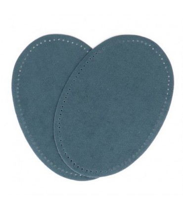 BOHIN : Coudes « Souplesses » Thermocollants : BLEU CANARD