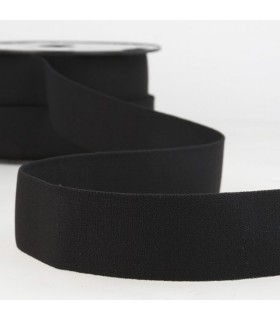 Élastique plat 32mm Noir