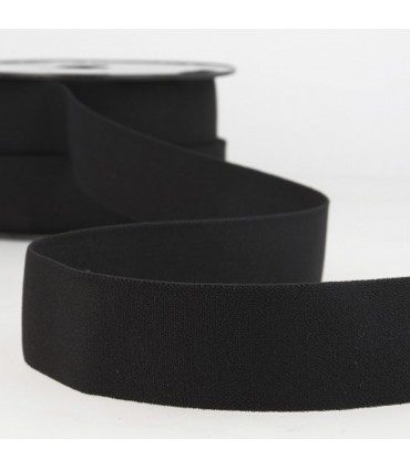 Élastique plat 32mm Noir