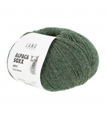 LANG YARNS : ALPAGA SOXX 6 PLY - 0098- OLIVE
