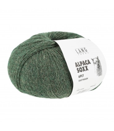 LANG YARNS : ALPAGA SOXX 6 PLY - 0098- OLIVE