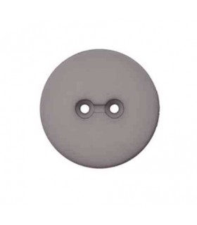 Bouton Polyestere Mat 18mm GRIS 18MM