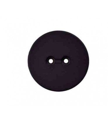 Bouton Polyestere Mat 18mm NOIR 18MM