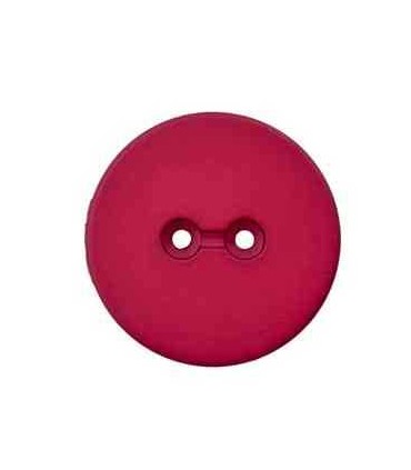 Bouton Polyestere Mat 18mm FRAMBOISE 18MM