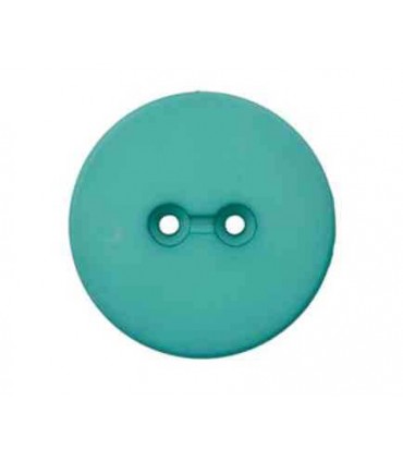 Bouton Polyestere Mat 18mm MENTHE 18MM