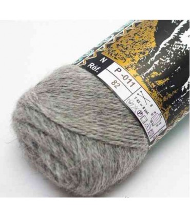 PLASSARD Alpaga GRIS CHINE CLAIR