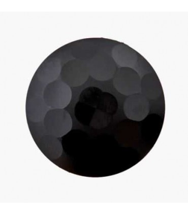Bouton Polyester sur pied NOIR 25mm
