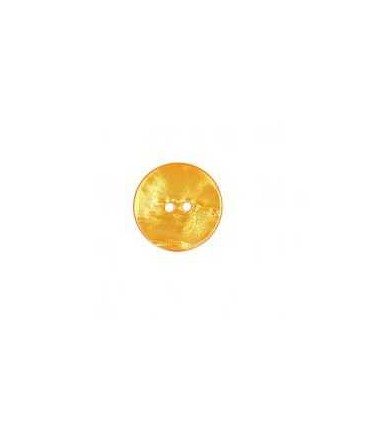 Boutons Nacre Rond 22mm JAUNE CURRY