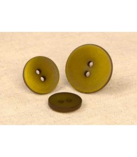 Bouton 2 trous satine - 23mm KAKI