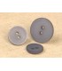 Bouton 2 trous satine  15mm GRIS CENDRE