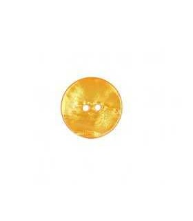 Boutons Nacre Rond 18mm JAUNE CURRY