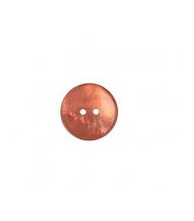 Boutons Nacre Rond 18mm TERRACOTA