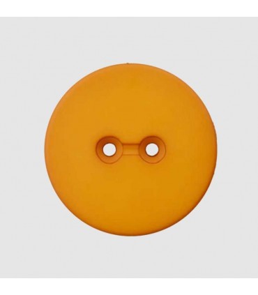 Bouton Polyester Mat 23mm Moutarde